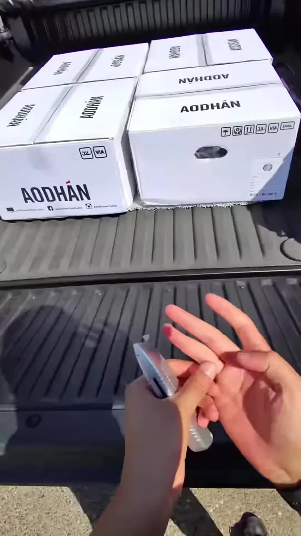 A set of Aodhan wheels in their boxes, from @fw.wheels